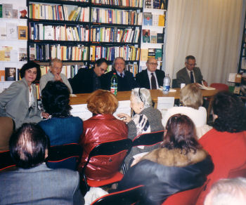 Nella foto Maria Armellino, Giuliano Manacorda, Renzo Paris, Velio Carratoni, Luciano Luisi, Giuseppe Tedeschi