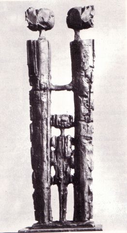 Pino Conte, 'Conversazione su una presenza', bronzo 1963