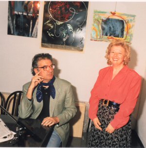 Nella foto: Dario Bellezza e Gemma Forti