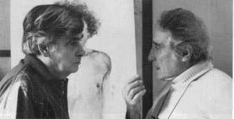 Nella foto Ugo Moretti e Renzo Vespignani