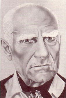 Domenico Colantoni, Moravia ultreriore, 1981, olio su tela